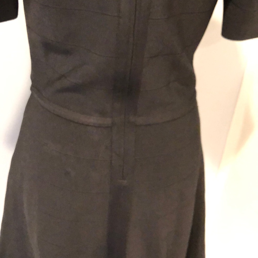 Med White House black market Black rayon  dress - Picture 8 of 8
